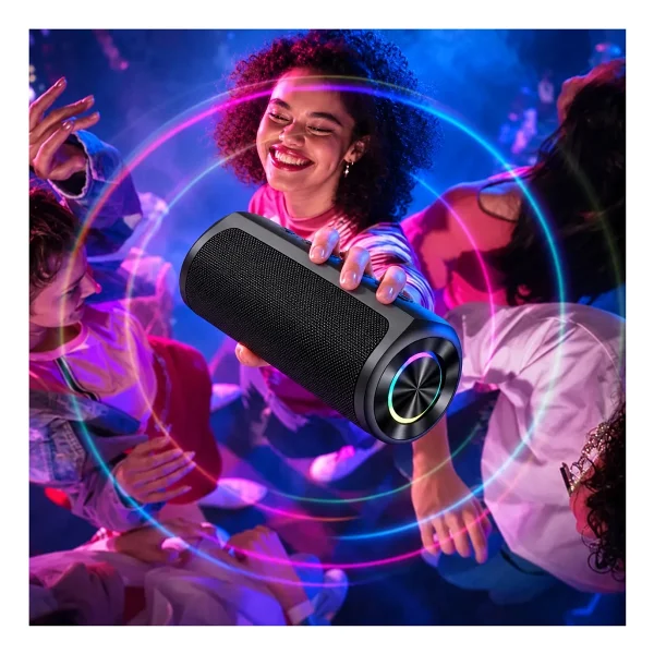 HZL BEAT 60W Su Geçirmez ipx7 Bluetooth AUX Sd Card Usb Yüksek Ses Kaliteli Hoparlör RGB Speaker - Görsel 3