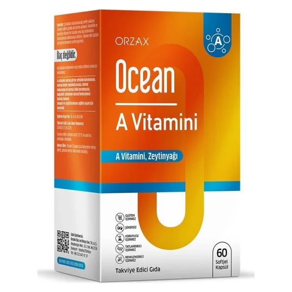 Ocean Vitamin A 60 Kapsül - Görsel 5