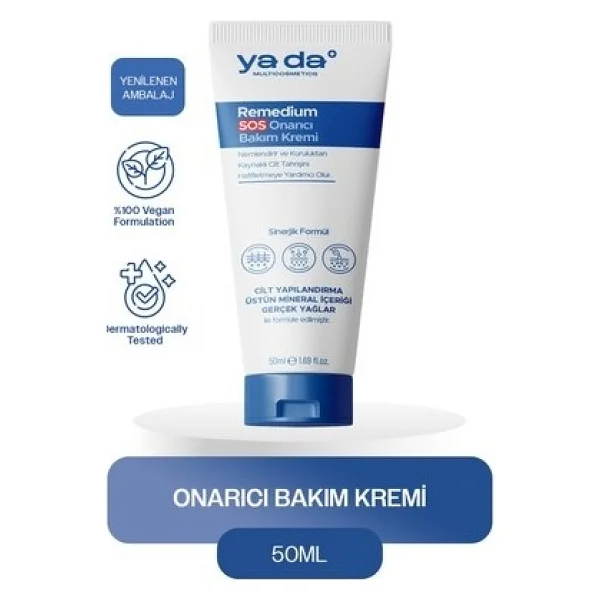 ya da multicosmetics Remedium Cilt Onarıcı Ve Tahrişi Hafifletmeye Yardımcı Sos Yatıştırıcı Bakım Kremi, 50 ml - Görsel 2