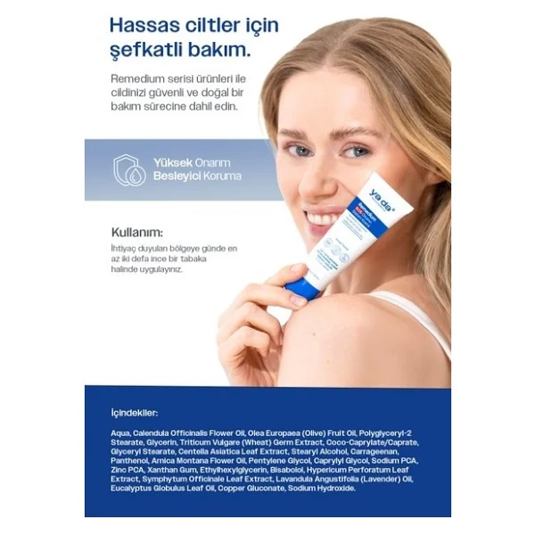 ya da multicosmetics Remedium Cilt Onarıcı Ve Tahrişi Hafifletmeye Yardımcı Sos Yatıştırıcı Bakım Kremi, 50 ml - Görsel 7