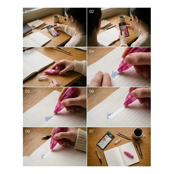 Faber-Castell 5 mm x 6 m Yedekli Kalem Şerit Düzeltici - Görsel 2