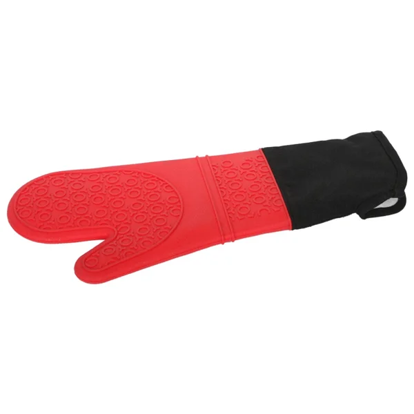 Epinox Silikon Fırın Eldiveni Yanmaz Eldiven Siyah 41,5 cm - Görsel 2