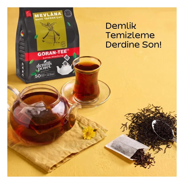 Mevlana Çay Goran Tee 600 gr Demlik Poşet Çay - Görsel 3