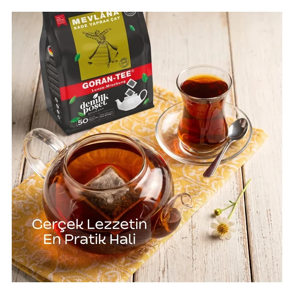Mevlana Çay Goran Tee 600 gr Demlik Poşet Çay - Görsel 4