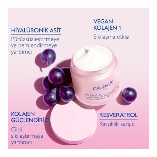 Caudalie Resveratrol-Lift Kaşmir Sıkılaştırıcı 50 ml Gündüz Kremi - Görsel 9