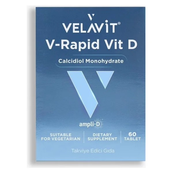 Velavit V-Rapid Vit D 60 Tablet - Görsel 2