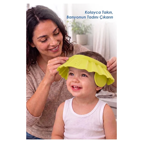 Babyjem Soft Bebek Banyo Siperi Yeşil - Görsel 2