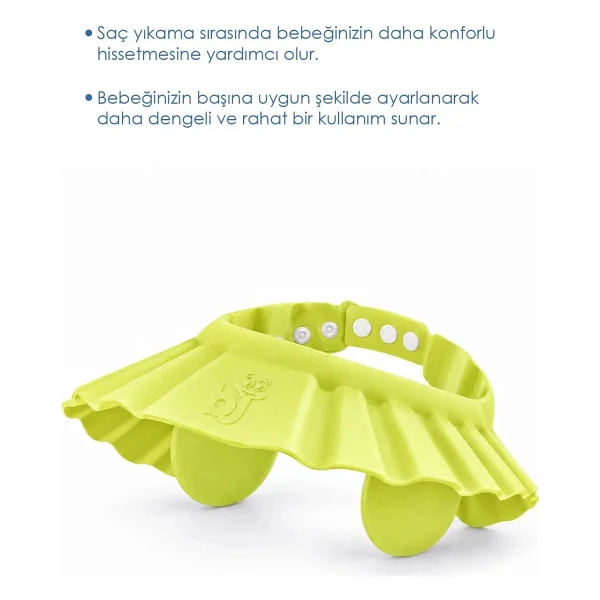 Babyjem Soft Bebek Banyo Siperi Yeşil - Görsel 4