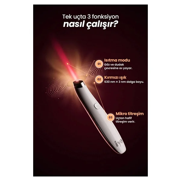 İyo Revitalizing Eye Massager Göz Çevresi Bakım Cihazı - Görsel 3