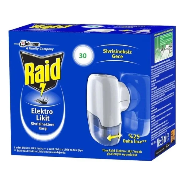 Raid Elektro Likit Cihaz + Yedek 30 Gece - Görsel 3