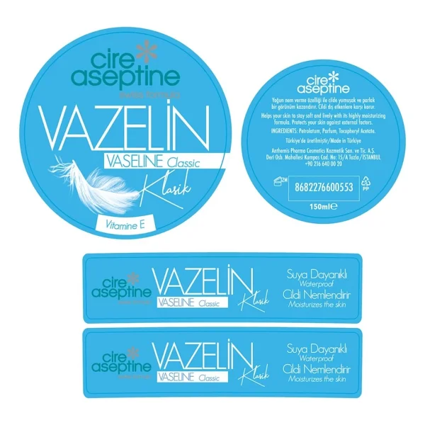 Cire Aseptine Classic Vazelin 150 ml 2 Adet - Görsel 3