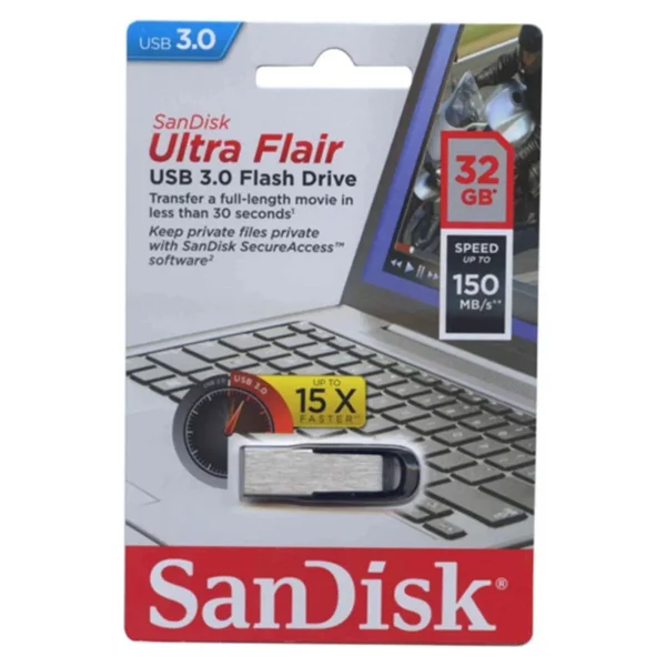 SanDisk Ultra Flair SDCZ73-032G-G46 32 GB Flash Bellek - Görsel 5