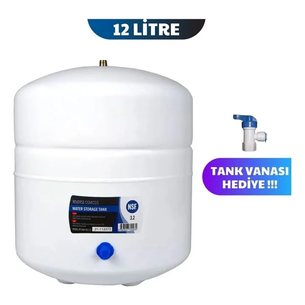Evora 12 Lt. Tank 3.2 Galon Su Arıtma Tankı - Görsel 6