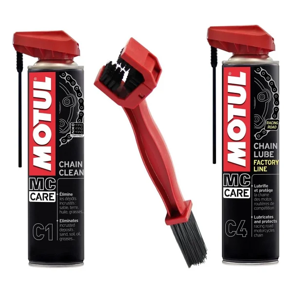 Motul C1, C4, Zincir Temizleme Fırçası Seti - Görsel 3