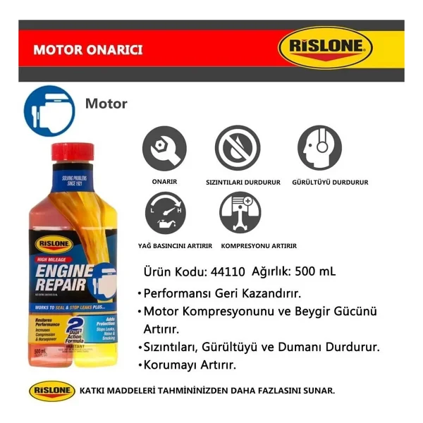 RISLONE Motor Onarıcı - Görsel 7