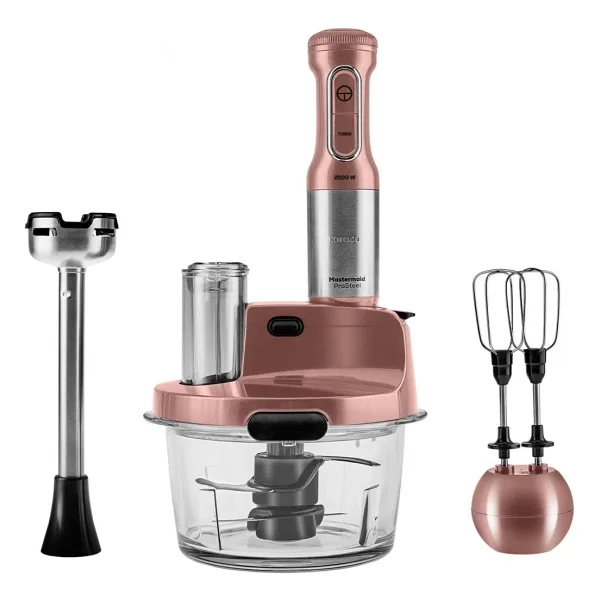Karaca Mastermaid Prosteel Rosegold 2500 W Cam Mutfak Robotu - Görsel 10