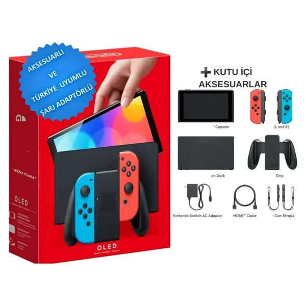 Nintendo Switch OLED Oyun Konsolu - Görsel 7