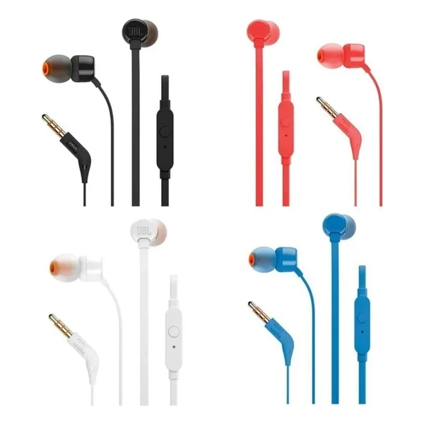 JBL T110 Siyah Kablolu Kulak İçi Kulaklık - Görsel 5