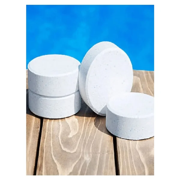 Bizim Havuzcu Tablet Klor 1 kg (5 Adet 200 Gr) Yosun Önleyici Havuz Temizleyici Havuz Tablet Kloru - Görsel 4