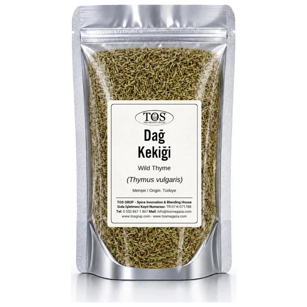 Dağ Kekiği 250 gr Zahter Kekik (1. Kalite) Thymus vulgaris / Wild Thyme - Görsel 4