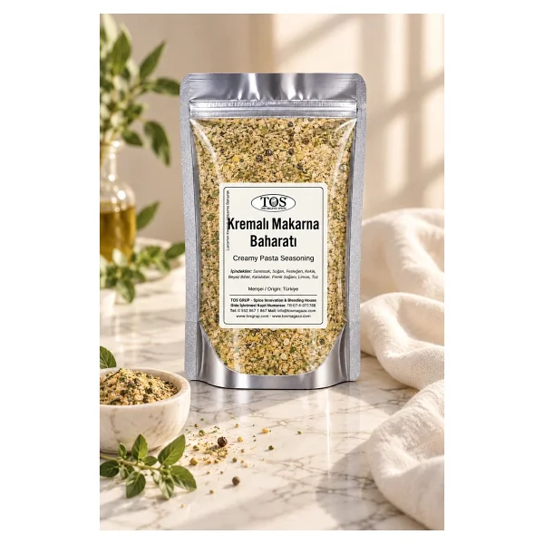 TOS The Organic Spices Lucia'nın Kremalı Makarna Baharatı 250 gr - Görsel 2
