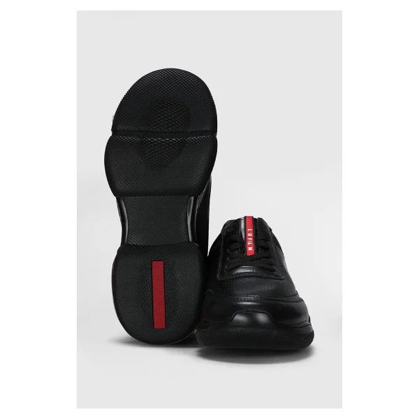 Lufian Luke Siyah Erkek Sneaker - Görsel 5
