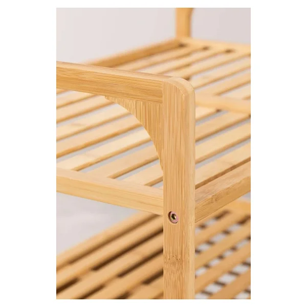 Digithome Bambu XL Kirli Sepetli 3 Raflı Çok Amaçlı Banyo Düzenleyici Çamaşır Sepeti Organizer DB-0011 - Görsel 6
