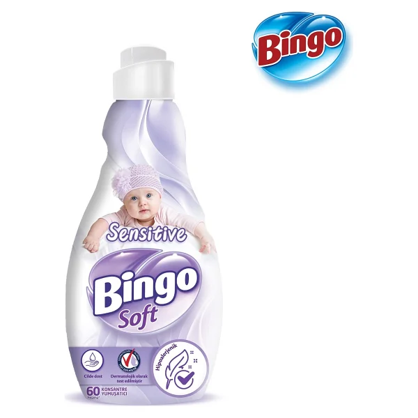 Bingo Soft Sensitive Yumuşatıcı 60 Yıkama 1.44 lt 6'lı - Görsel 2