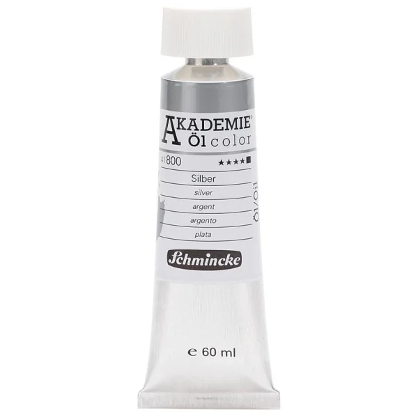 Schmincke Akademie 60 ml 800 Silver Yağlı Boya - Görsel 3