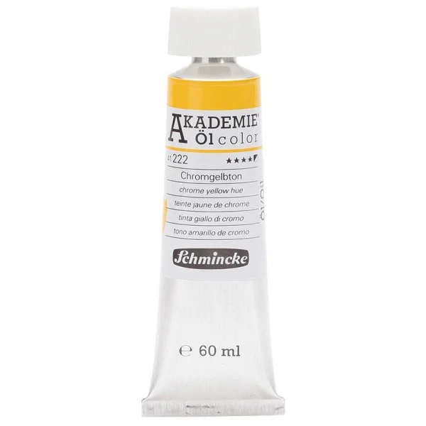 Schmincke Akademie 60 ml 222 Chrome Yellow Hue Yağlı Boya - Görsel 3
