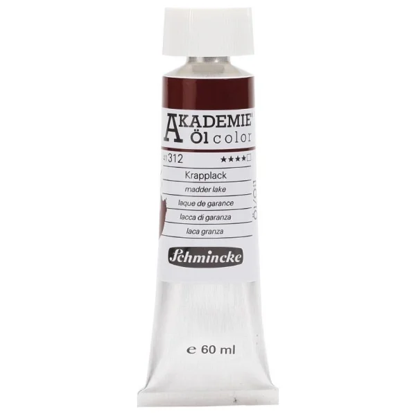 Schmincke Akademie 60 ml 312 Madder Lake Yağlı Boya - Görsel 3