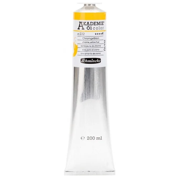 Schmincke Akademie 200 ml 222 Chrome Yellow Hue Yağlı Boya - Görsel 3