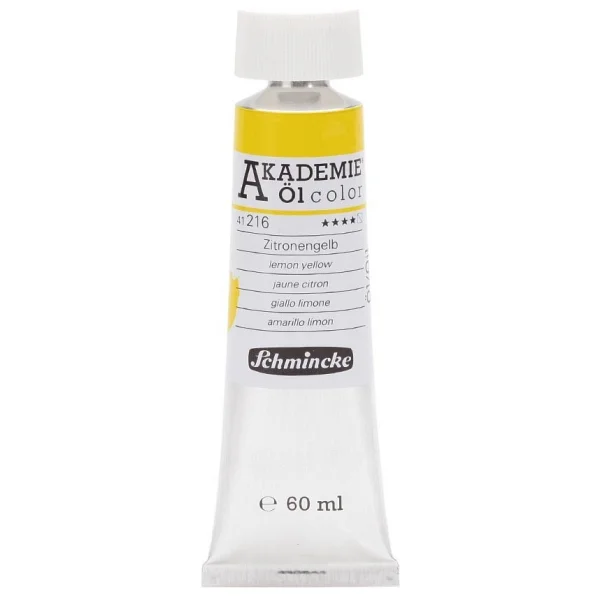 Schmincke Akademie 60 ml 216 Lemon Yellow Yağlı Boya - Görsel 3