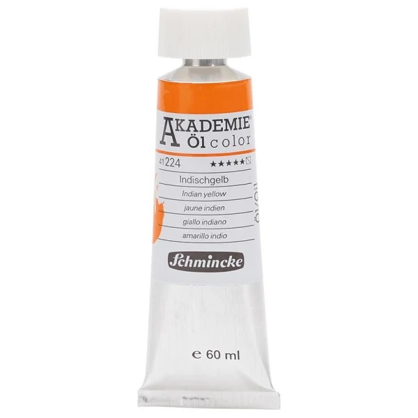 Schmincke Akademie 60 ml 224 Indian Yellow Yağlı Boya - Görsel 3