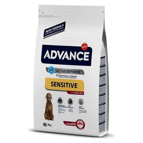 Advance Sensitive Kuzu Etli 3 kg Yetişkin Köpek Maması - Görsel 6