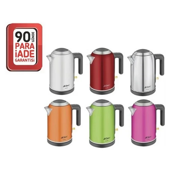 Arzum AR382 Flora 2000 W 1 lt Çelik Kettle - Görsel 6
