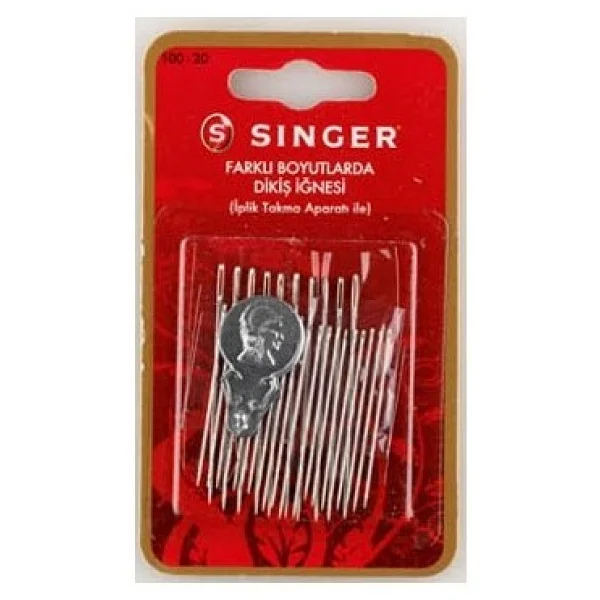 Singer 100-20 Farklı Boylarda Dikiş İğnesi (İplik Takma Aparatı ile) - Görsel 3