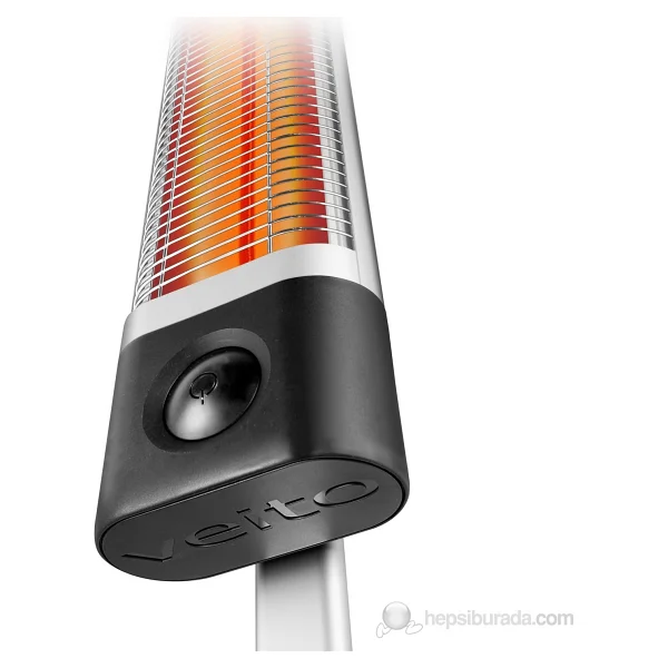 Veito CH1800RE Siyah 1700 W Uzaktan Kumandalı Kule Tipi Karbon Isıtıcı - Görsel 2