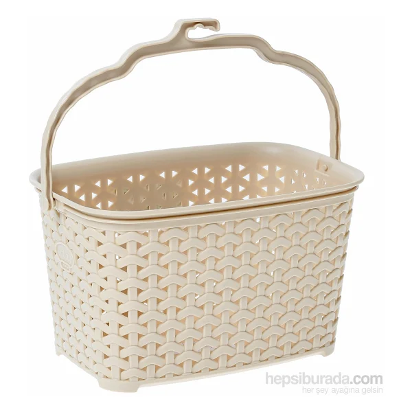 Hobby Life Rattan Mandal Sepeti - Sarı - Görsel 3