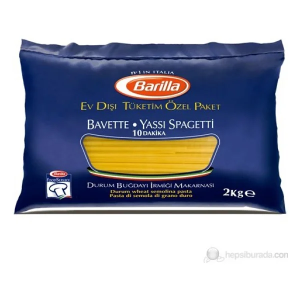 Barilla Spaghetti/ Spagetti Makarna 2kg - Görsel 2