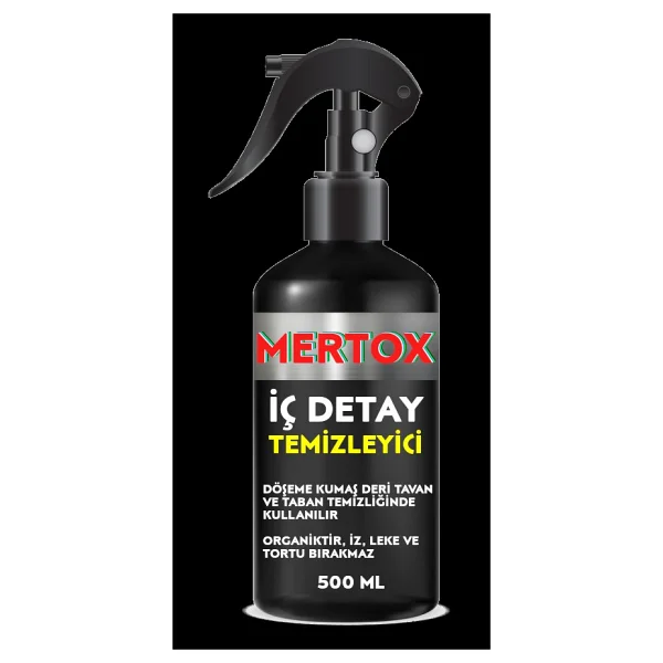 Mertox Otomobil Araç Araba Oto Temizlik ve Bakım Seti Iç Detay+Jant-Motor Temizleyici+Hızlı Cila+Torpido+Lastik Parlatıcı 6X500ML - Görsel 2