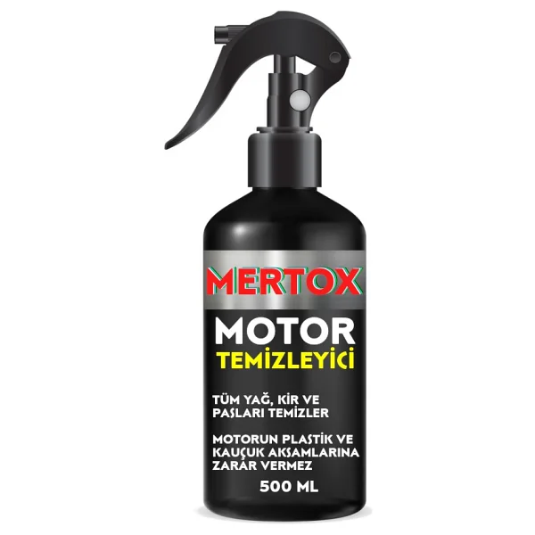 Mertox Otomobil Araç Araba Oto Temizlik ve Bakım Seti Iç Detay+Jant-Motor Temizleyici+Hızlı Cila+Torpido+Lastik Parlatıcı 6X500ML - Görsel 4