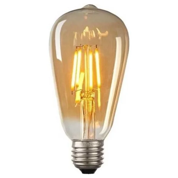 Cata CT-4284 Amber 6 W E27 10'lu Rustik LED Ampul - Görsel 2