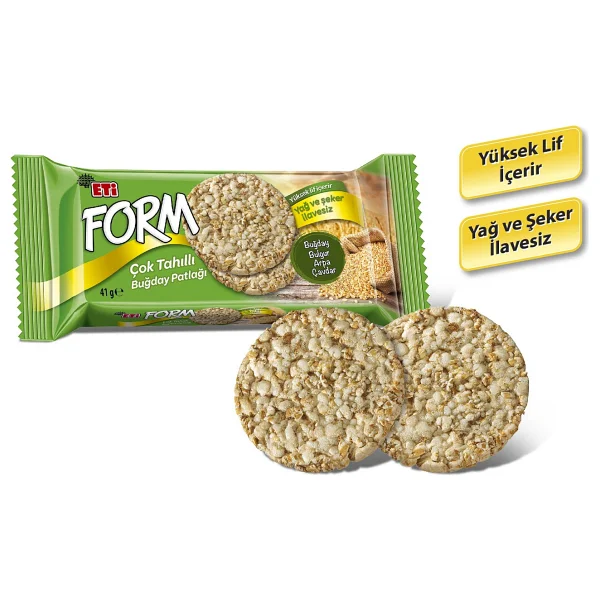 Eti Form Çok Tahıllı Buğday Patlağı 41 gr 12'li - Görsel 3