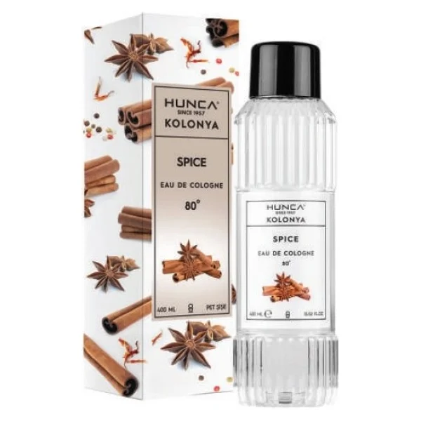 Hunca Care Spice 80 Derece Pet Şişe Kolonya 400 ml - Görsel 6