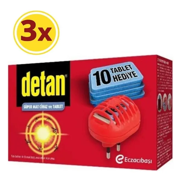 Detan Süper Mat Cihaz + 10 Yedek 3'lü - Görsel 2