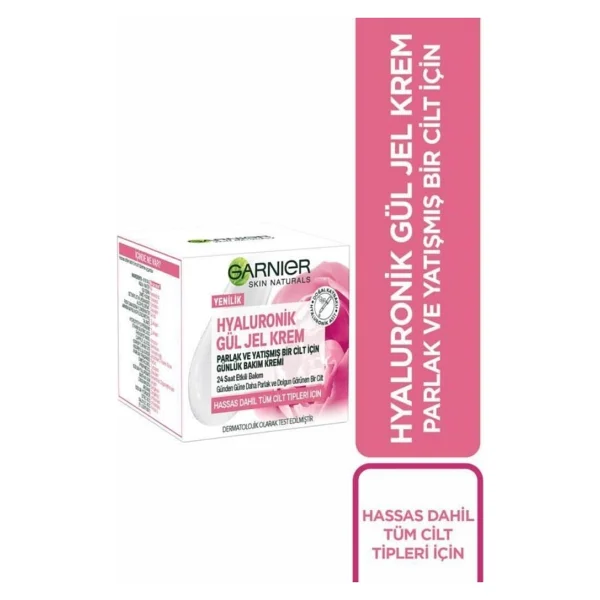 Garnier Hyaluronik Gül Jel Günlük Bakım Kremi 50 ml - Görsel 8
