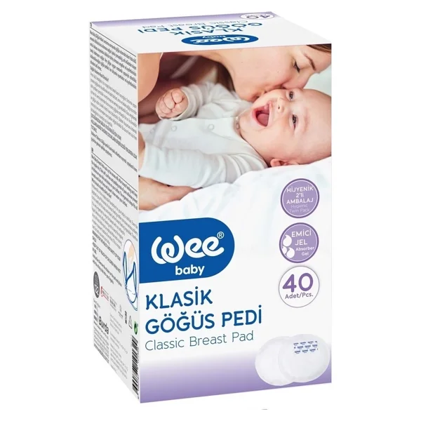 Wee Baby Klasik 40'lı 8 Paket Göğüs Pedi - Görsel 2