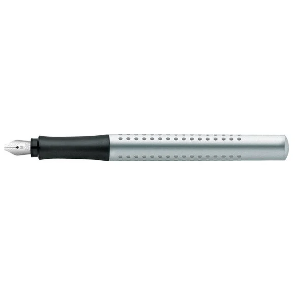 Faber-Castell Grip 2011 Gümüş M Uç Dolma Kalem - Görsel 2