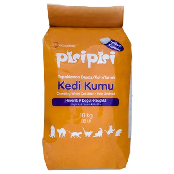 Pisipisi Sabun Kokulu 10 kg / 12 lt Kalın Taneli Bentonit Kedi Kumu - Görsel 2